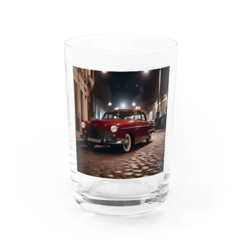 レトロな車 Water Glass