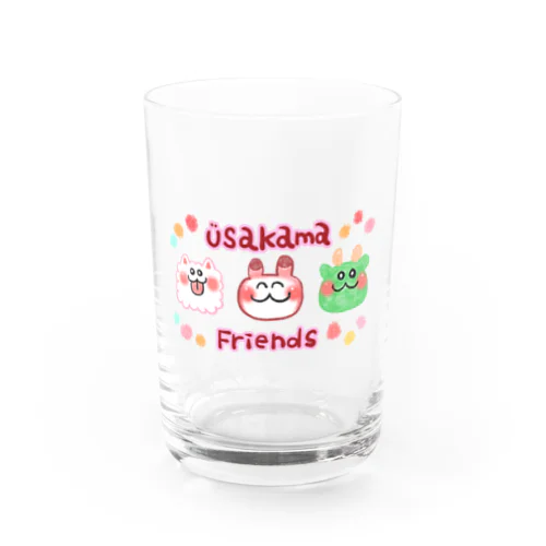 うさかまチャン Water Glass