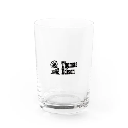 Thomas Edison Gramophone Water Glass