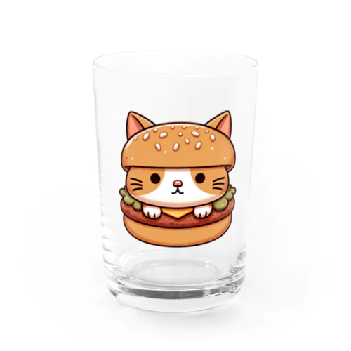 猫バーガー Water Glass