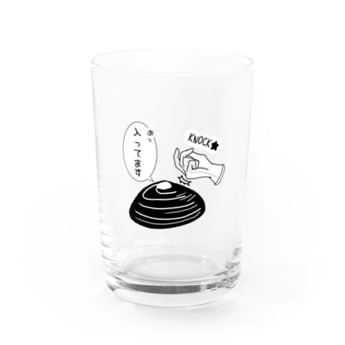 しみじみしじみの中身入ってます。 Water Glass