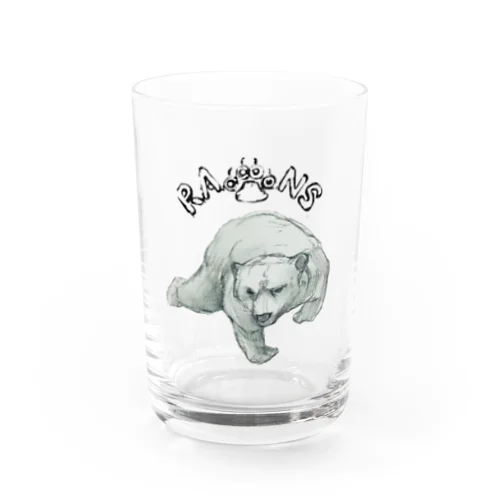 Raccoons シロクマ Water Glass