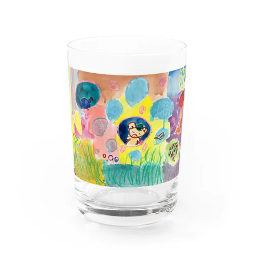 クマさん、おきて！はるですよ！ Water Glass