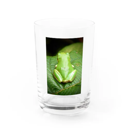 かえる hop Water Glass