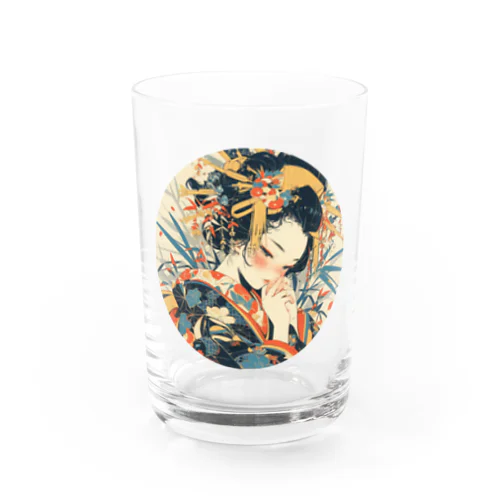 浮世絵 美人画 Ukiyoe beauty painting [UB-NIJI06-SR002-0007] Water Glass