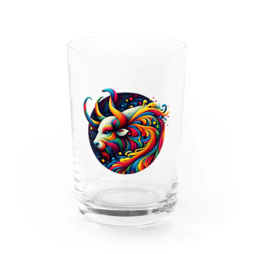 カラフルな金牛座？？ Water Glass