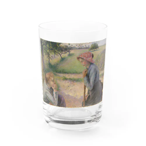 2人の若い農夫 / Two Young Peasant Women Water Glass