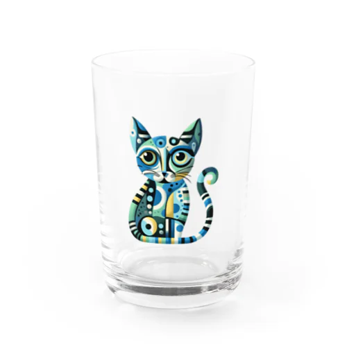 カラフル猫 Water Glass