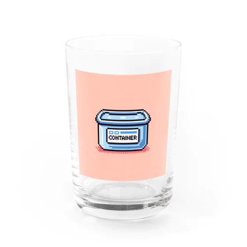 ドット絵「タッパー」 Water Glass