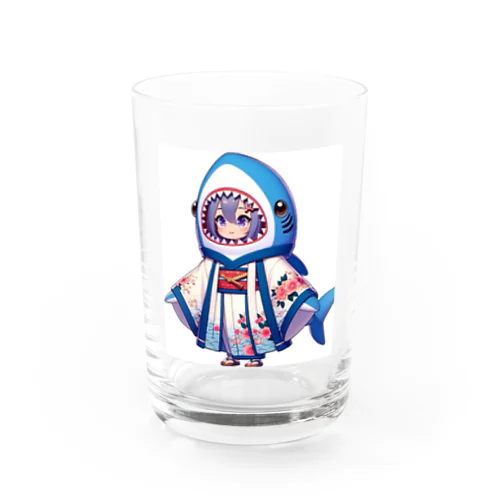 和風サメちゃんグッズ Water Glass