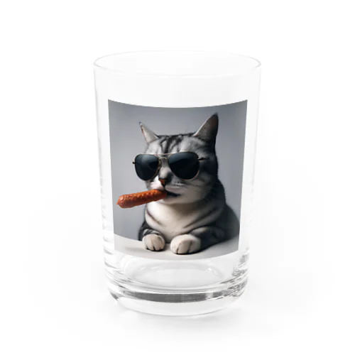 アウトローになれないねこ Water Glass