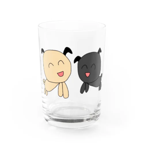 ぱぐちゃん ふたり Water Glass