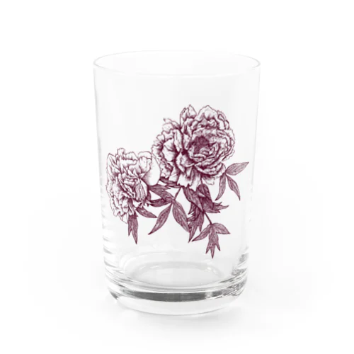 牡丹（ピオニー）RD Water Glass