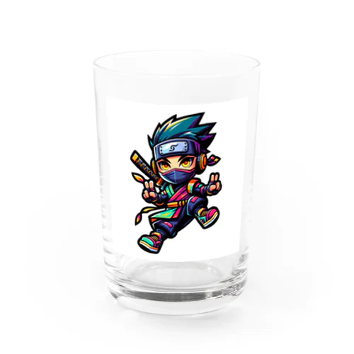 “Digital Ninja” Water Glass