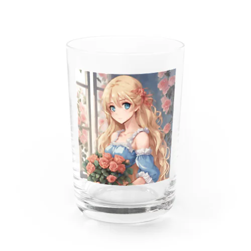 花束バラ子さん Water Glass