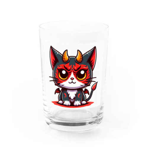 ！結構強い悪魔にゃんこ！ Water Glass