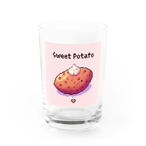 ドット絵「さつまいも」 Water Glass