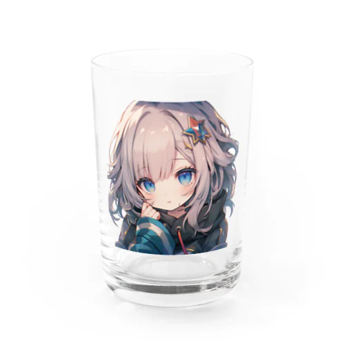 見つめる美少女 Water Glass