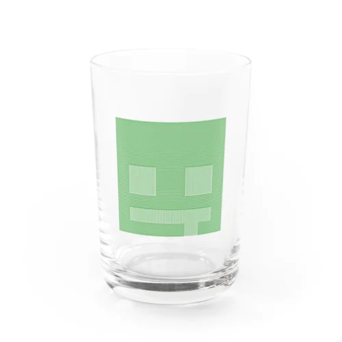 あのときのぽつねんの線（緑） Water Glass