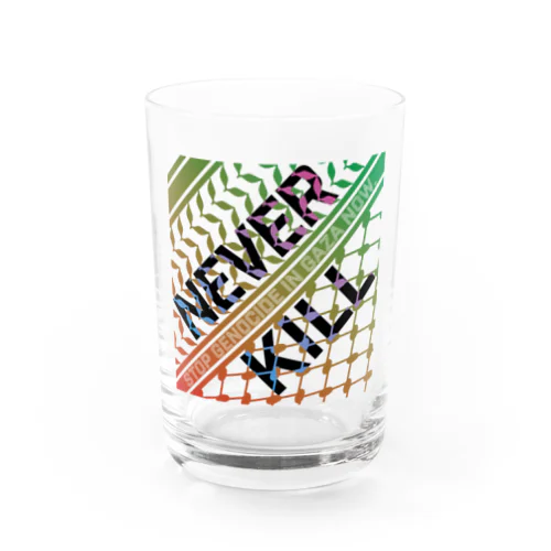 【パレスチナ連帯】never kill Water Glass