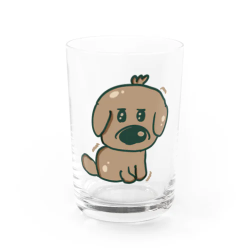 ふんばるわんこ Water Glass