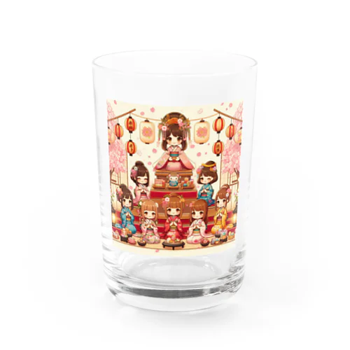 「ひな祭りプレゼント」のイメージを思い浮かべてみてください！ Water Glass