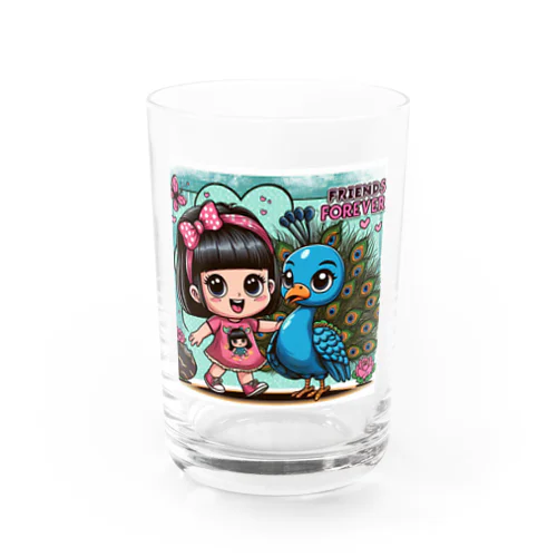 アニメ風に描かれたこのイラスト Water Glass