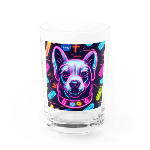 neon dog グラス