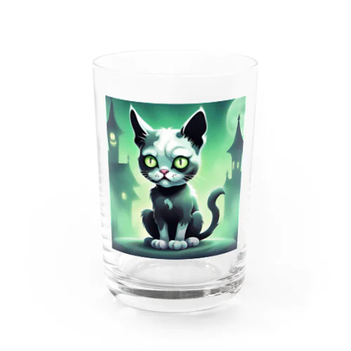 キャット・ハチワレデッド Water Glass