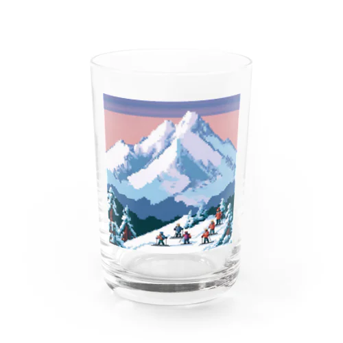 winter sports Water Glass