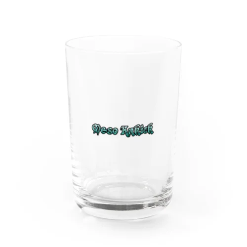 MesoKrkickロゴ Water Glass