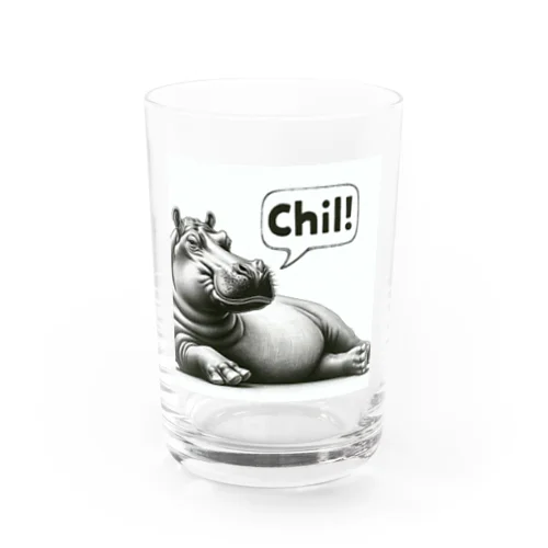 デッサンタッチ カバ(Chil) Water Glass