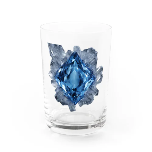 水晶とブルークリスタル Water Glass