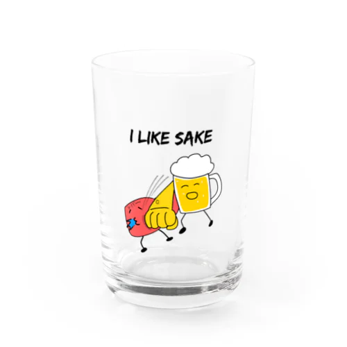 I like SAKE グラス