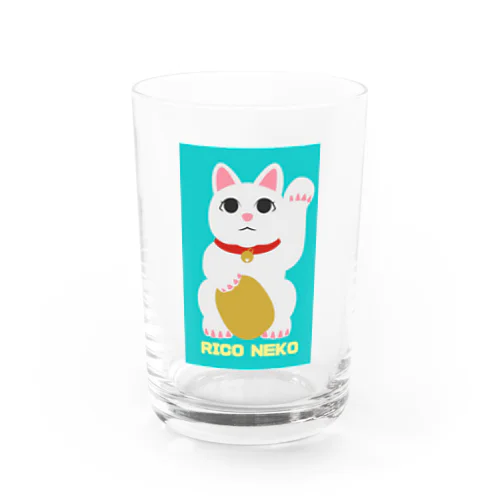 オリジナルまねきねこキャラクターRICONEKOが登場！ Water Glass