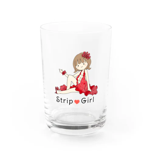 Strip ❤︎ Girl 2 Water Glass