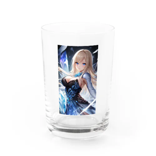 クリスタルと女性 Water Glass