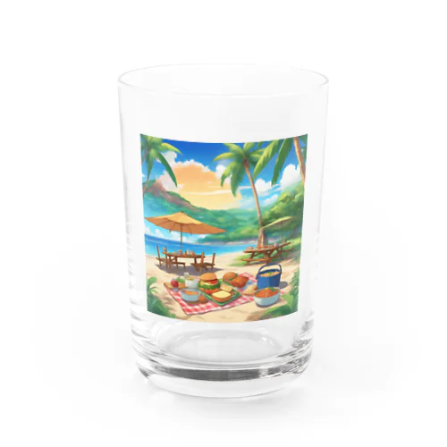 沖縄　ビーチパーティ Water Glass