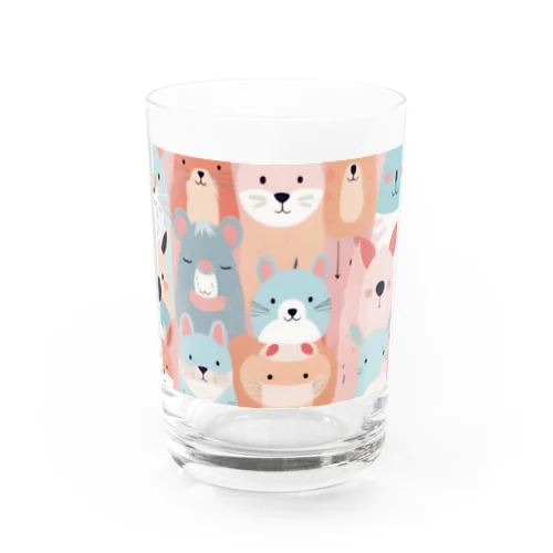 動物ファッションショー Water Glass