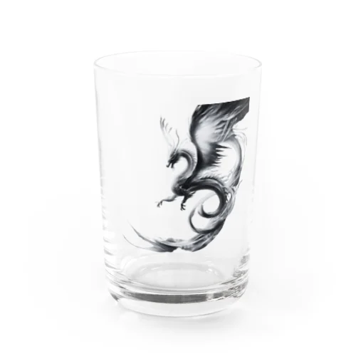 龍【白黒】 Water Glass