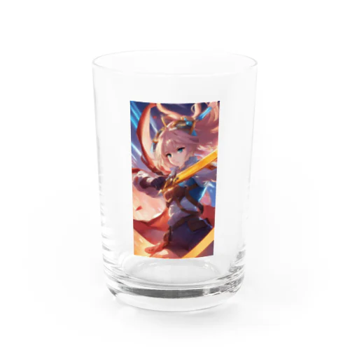 戦う女子 Water Glass