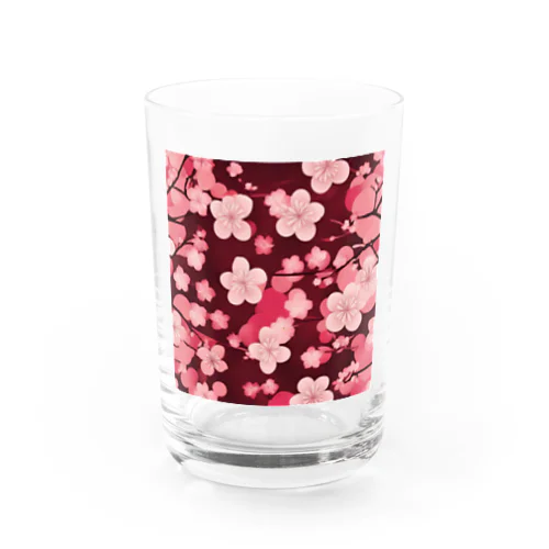 桜の花びら Water Glass