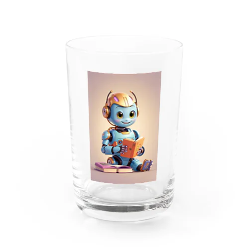 AI子どもロボット「リーディくん」 Water Glass