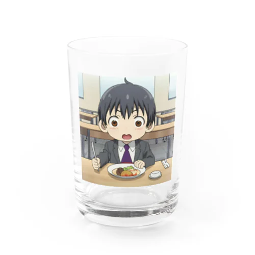 社員食堂＠サラリーマン Water Glass