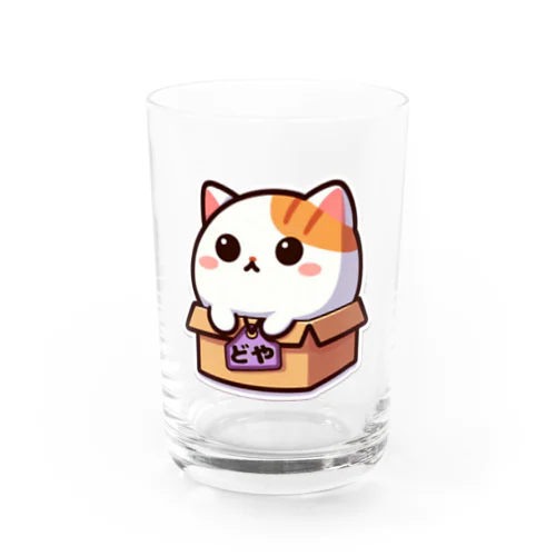 どや猫シリーズ Water Glass