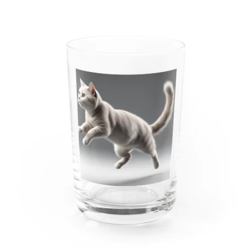 猫ジャンプ グラス