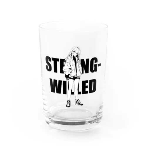 STRONG-WILLED_01GIRL Water Glass