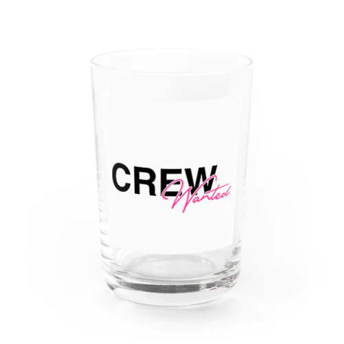 CREW WANTED Water Glass