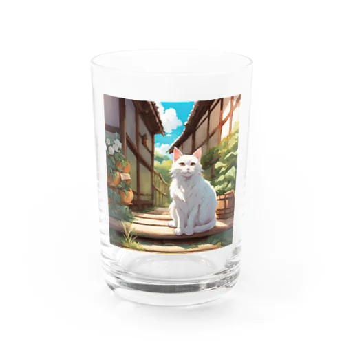 日本のねこ３ Water Glass