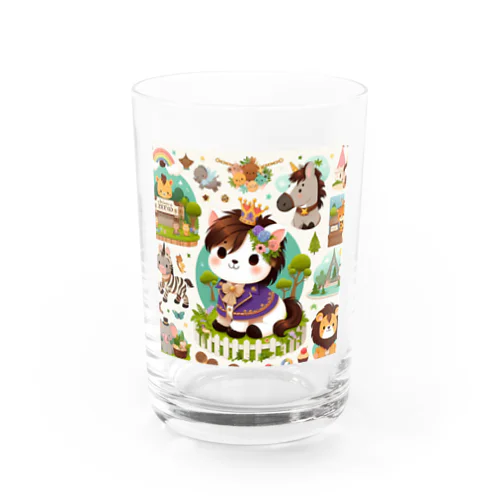 ゆかいなZOO Water Glass